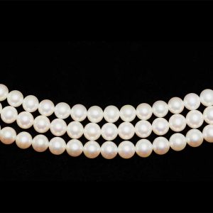 Freshwater Triple 5mm Pearl Necklace -AA Quality