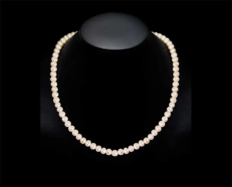 6mm Freshwater Pearl Necklace - AA Quality