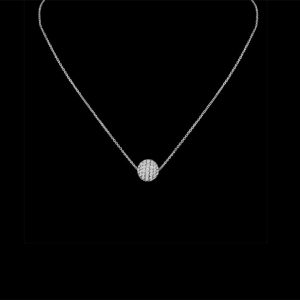 7mm Diamond Ball Necklace