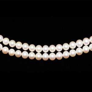 7mm Freshwater Double Strand Necklace - A Quality
