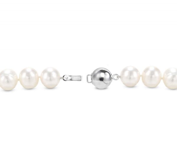 Golden 7mm Ball Clasp for Pearl Bracelet