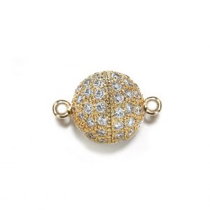 9mm Diamond Ball Clasp for Necklace