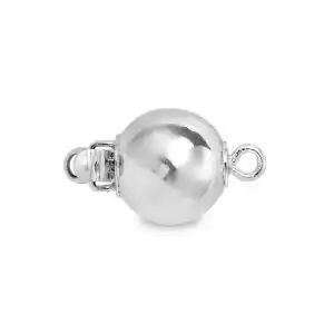 9mm Solid Golden Ball Pearl Bracelet Clasp
