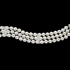 Ashley Diamond Pearl Bracelet