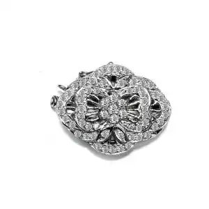 Blooming Flower Diamond Necklace Clasp