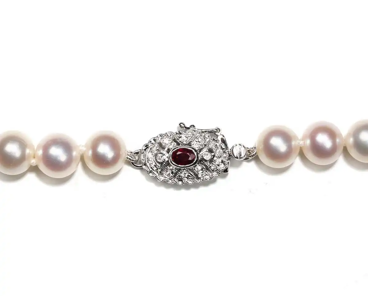 Colorful Beauty Pearl Necklace Clasp