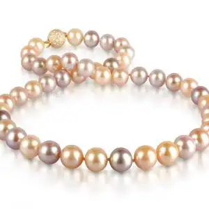 Pretty in Pink Multi-Color Pearl Necklace