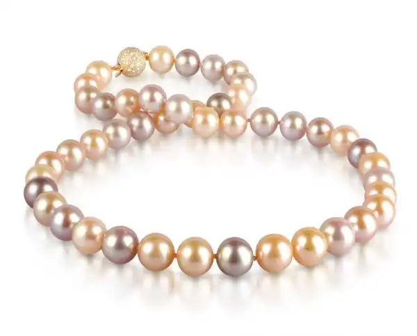 Pretty in Pink Multi-Color Pearl Necklace