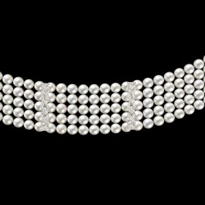 Regina Diamond and Pearl Bracelet