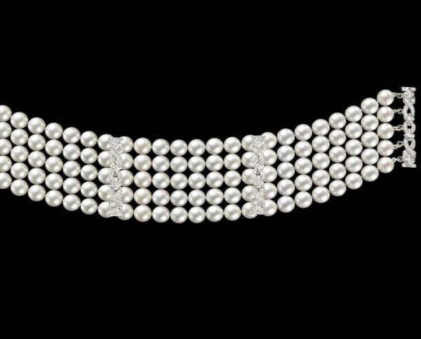 Regina Diamond and Pearl Bracelet