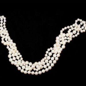 Relaxed Pearl Necklace - Silver