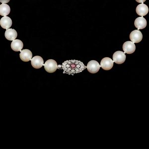 Ruby Pearl Necklace