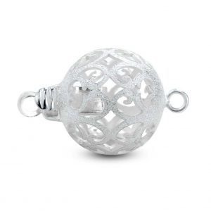 Small Floating Bracelet Silver Ball Clasp