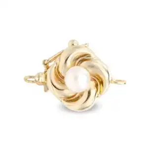 Budding Pearl Flower Clasp for Pearl Necklace