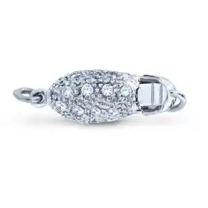 Diamond Rice for Pearl Bracelet Clasp