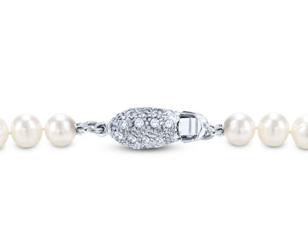 Diamond Rice for Pearl Bracelet Clasp