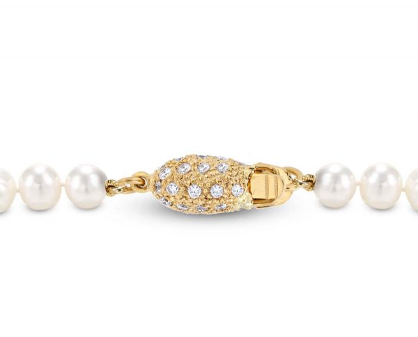Diamond Rice Necklace Clasp
