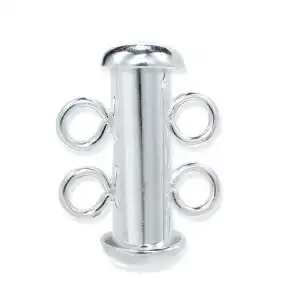 Double Strand Silver Rod Jewerly Clasp