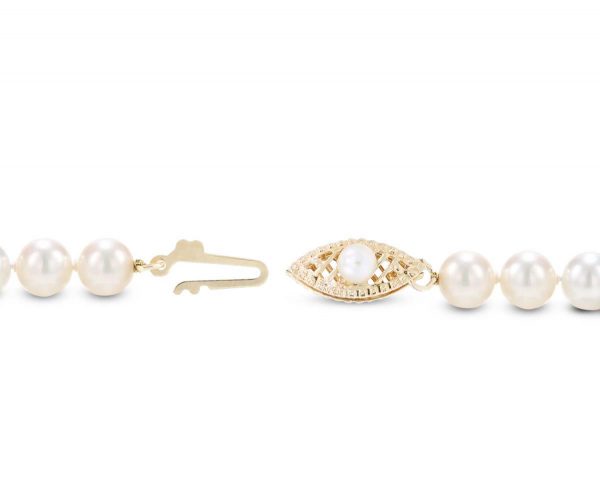 Filigree Pearl Fishhook Bracelet Clasp