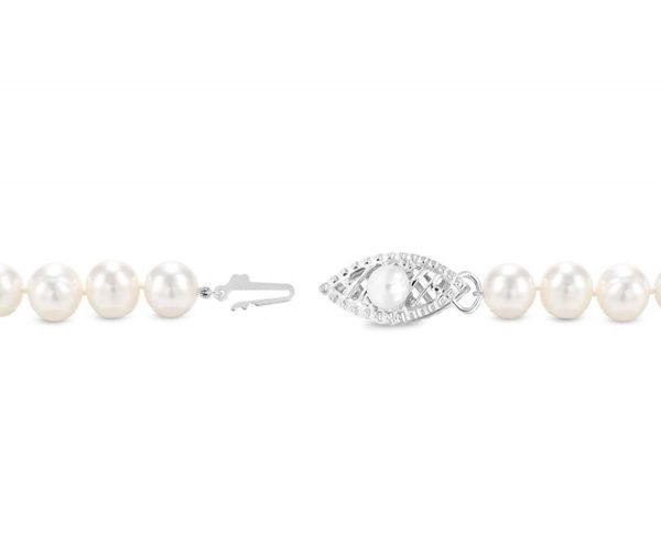 Filigree Pearl Fishhook Necklace Clasp
