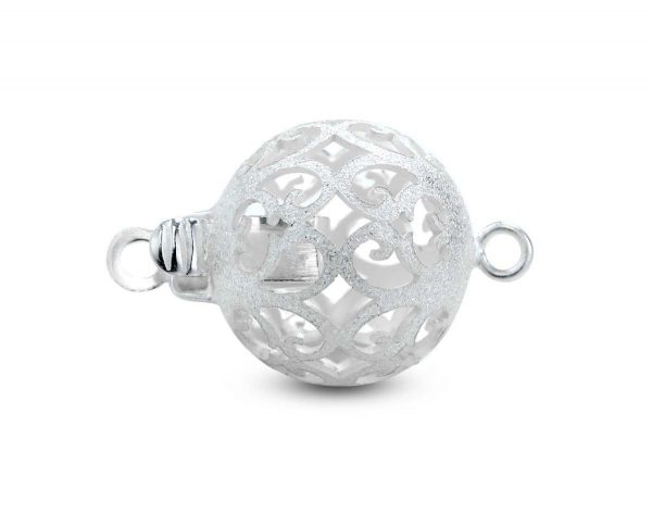 Floating Silver Ball Clasp