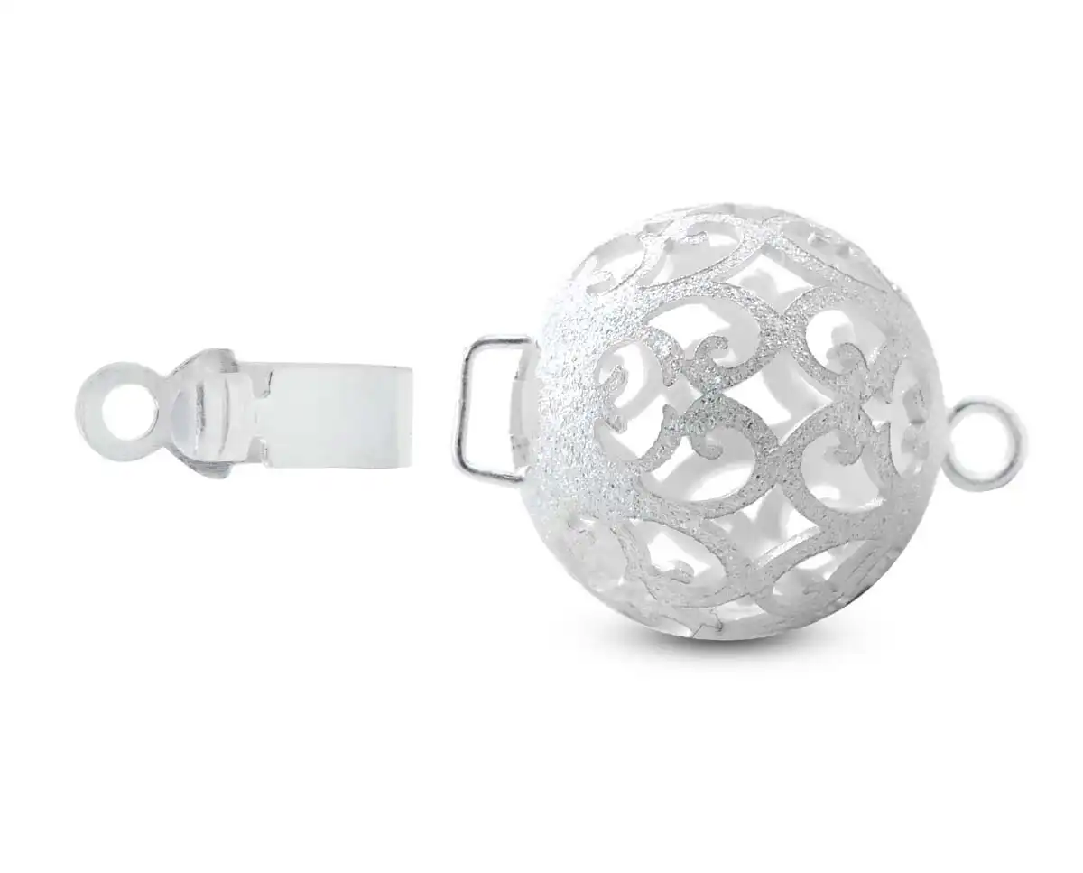 Floating Bracelet Silver Ball Clasp 2 Floating Bracelet Silver Ball Clasp