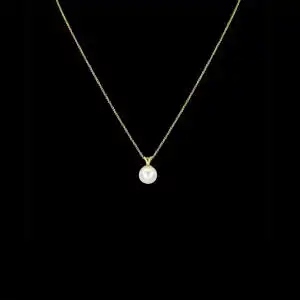 Gold Pearl Pendant