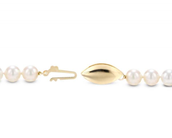 Gold Fishhook Clasp for Pearl Necklace