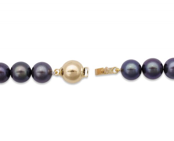 Golden 7mm Ball Clasp for Pearl Bracelet