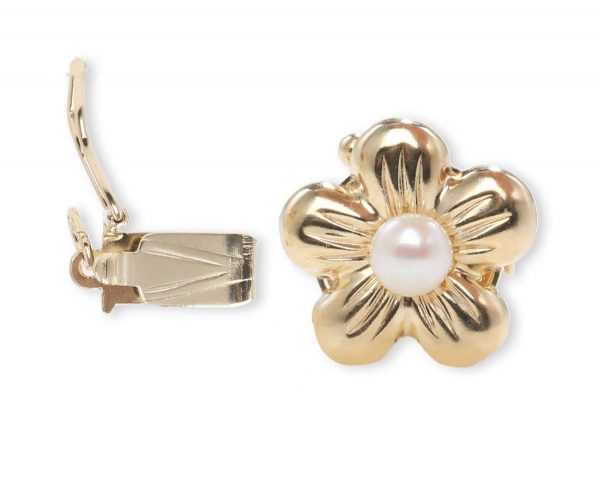 Golden Flower Necklace Clasp