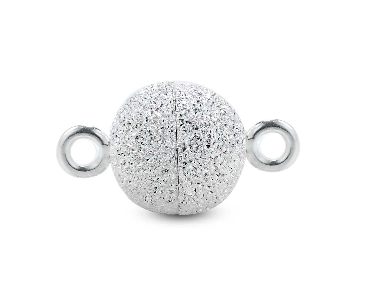 Magnetic Bracelet Ball Clasp - Pearl & Clasp