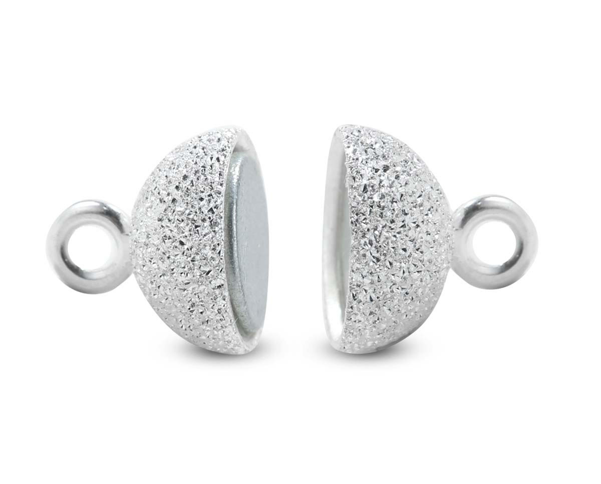 Magnetic Jewelry Clasps S/2 - Silver