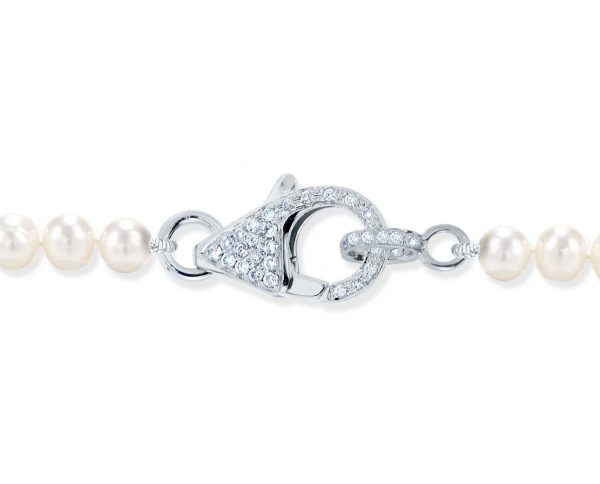 Medium Diamond Lobster Necklace Clasp