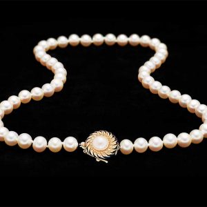 7mm Pearl Necklace with Royal Pearl Clasp