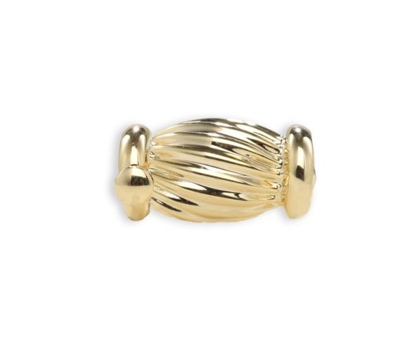 Golden Barrel Clasp for Pearl Bracelet