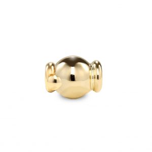 Little Gold Barrel Clasp for Pearl Bracelet