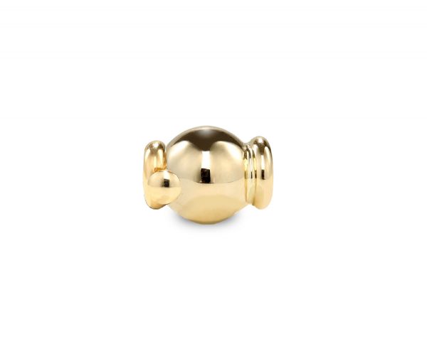 Little Gold Barrel Clasp for Pearl Bracelet