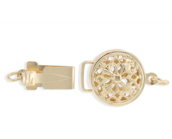 Round Filigree Bracelet Clasp