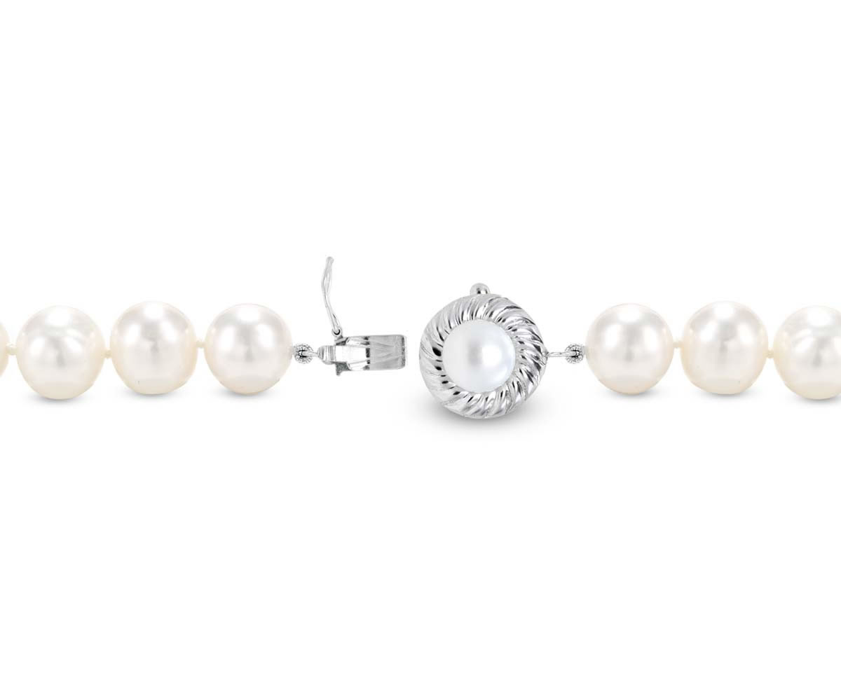 Small Diamond Lobster Pearl Bracelet Clasp