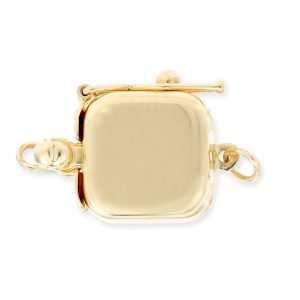 Single Strand Bracelet Golden Box Clasp
