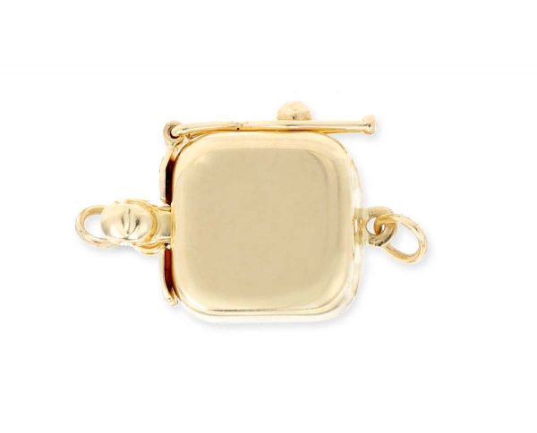 Single Strand Bracelet Golden Box Clasp