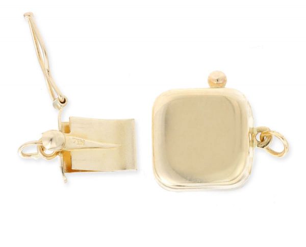 Single Strand Necklace Golden Box Clasp