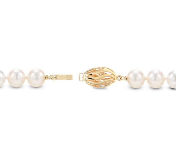 Skinny Oval Pearl Bracelet Clasp