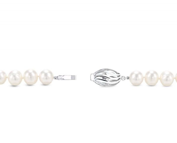 Skinny Oval Pearl Bracelet Clasp