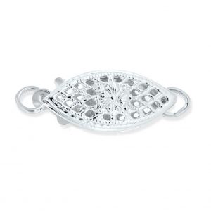 Sterling Silver Fishhook Bracelet Jewelry Clasp