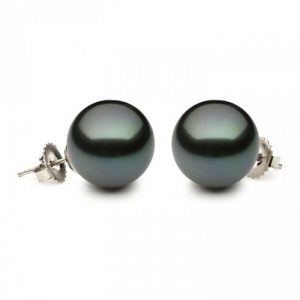 9 - 9.5 mm Tahitian Pearl Earrings