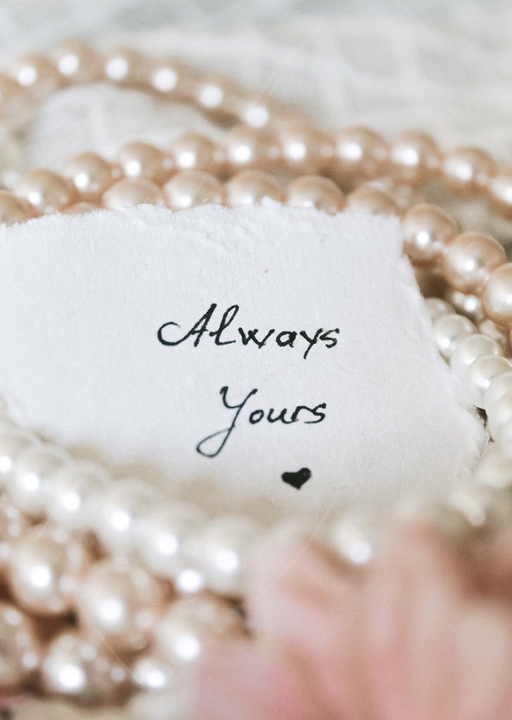 Always Yours with pearls